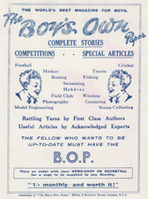 Advertisement for 'The Boy's Own Paper'